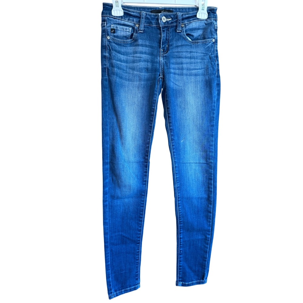 Kancan Los Angeles Women's Blue Mid Rise Skinny‎ Jeans Size 25 VB K1363R